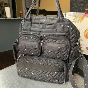 Lug mini puddle jumper black/dot